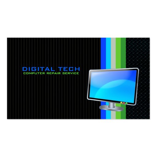 Digital Tech. TV Business Cards