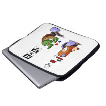 Digital vs Dice Rpg Game Laptop Sleeve