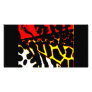 Digitally-Coloured Animal Prints Custom Photo Card