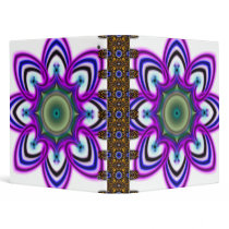 Digitally Grown Lights Flower Off Mode Vinyl Binders
