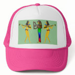 Digitally Painted; Early Egyptian Cap hats