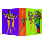 Digitally Painted; Early Egyptian two Large Bin... 3 Ring Binders