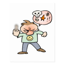 Digitus Impundicus Postcard