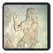 Dignitary, relief, Assyrian Stickers