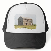 Dilapidated Barn, Montana hats
