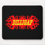 Dilligaf Tribal Black Mouse Mats