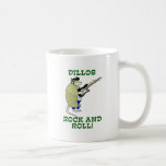 Dillos Rock and Roll Coffee Mugs