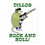 Dillos Rock and Roll Post Cards
