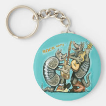 Dillos Rock Key Chain