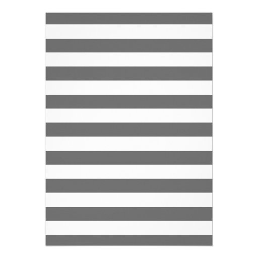 Dim Gray Horizontal Stripes; Nautical Anchor Custom Invites