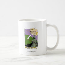 Dim Reaper Halloween Funny Cartoon Coffee Mug