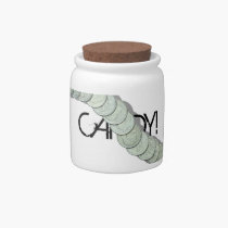 Dime Sculpture Candy Jar candy jars