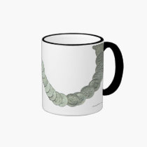 Dime Sculpture Mug mugs
