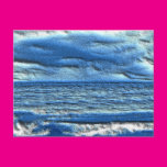 Dimensional Ocean Waves Postcards