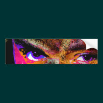 Dimensional Stare bumper stickers