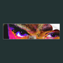 Dimensional Stare bumper stickers