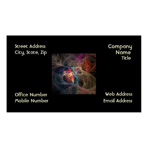 Dimensions Business Card (front side)