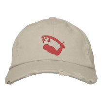 Dimmit's Goliad Flag Hat embroidered hats by Libertymaniacs Dimmit's Goliad Flag Hat embroidered hats