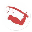 Dimmit's Goliad Flag Sticker by InfraredGraphics Dimmit's Goliad Flag Sticker