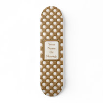 Dimple Dots - Milk Chocolate and White Chocolate Skateboard Decks