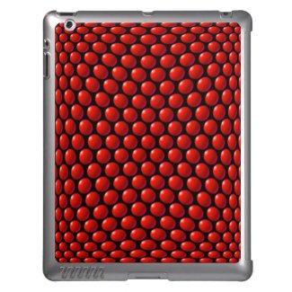 Dimples Red iPad Cover