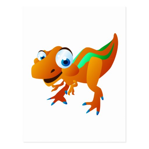 Dina The Dinosaur Postcard | Zazzle