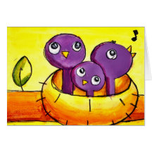 Dina's Singing Bird Note Cards