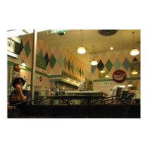'Diner' canvas print posters