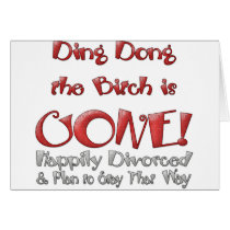 Ding Dong Divorced cards