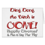 Ding Dong Divorced cards