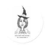 DING DONG THE WITCH STICKER