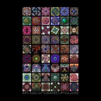 Dingbat Quilt Poster