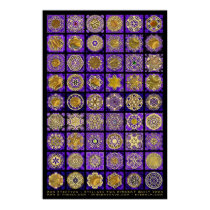 Dingbat Quilt Stellars Two  posters