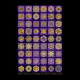 Dingbat Quilt Stellars Two  Poster