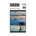 Dinghies side by side at Huntington Harbor, Long I postage