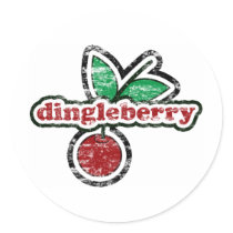 Dingleberry Round Stickers