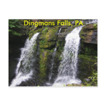 Dingmans Falls, PA Postcard by kendogg96 Dingmans Falls, PA Postcard