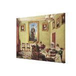 Dining room at Langton Hall Canvas Print