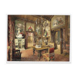 Dining room, Neuschwanstein Castle, Upper Bavaria, Postcard