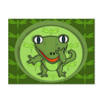 Dinito, the super deformed dinosaur! Postcard by elledeegee Dinito, the super deformed dinosaur! Postcard