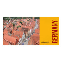 Dinkelsbühl Germany Photo Card Orange