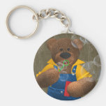 Dinky Bear: Blowing Bubbles Keychain