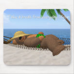 Dinky Bear: Summer Feelings mousepads