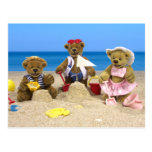 Dinky Bears Beach Fun postcards