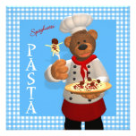 Dinky Bears Chef: Pasta invitations
