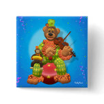 Dinky Bears Clown & Mr. Zippy buttons