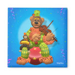 Dinky Bears Clown & Mr. Zippy magnets