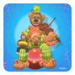 Dinky Bears Clown & Mr. Zippy stickers