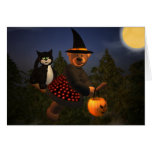 Dinky Bears Flying Witch cards