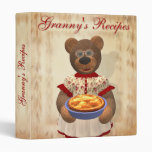 Dinky Bears: Granny's Recipes Binder